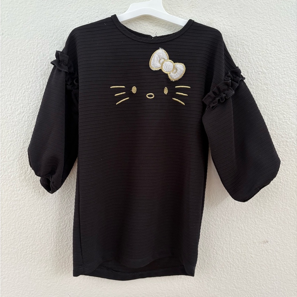 Hello kitty black dress size 4 little girls